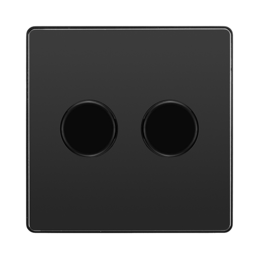 BG Evolve Black Chrome 2G Dimmer Switch PCDBC82B