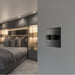 BG Evolve Polycarbonate Black Chrome 2G Dimmer Switch PCDBC82B Available From RS Electrical interior