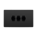 BG Evolve Black Chrome 3G Dimmer Switch PCDBC83B