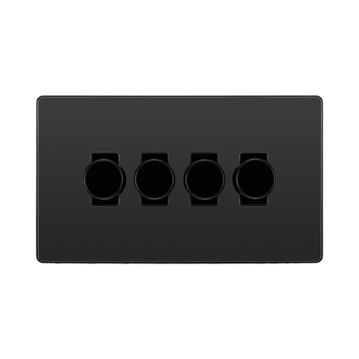 BG Evolve Black Chrome 4G Dimmer Switch PCDBC84B
