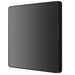 BG Evolve Black Chrome Single Blank Plate PCDBC94B right side