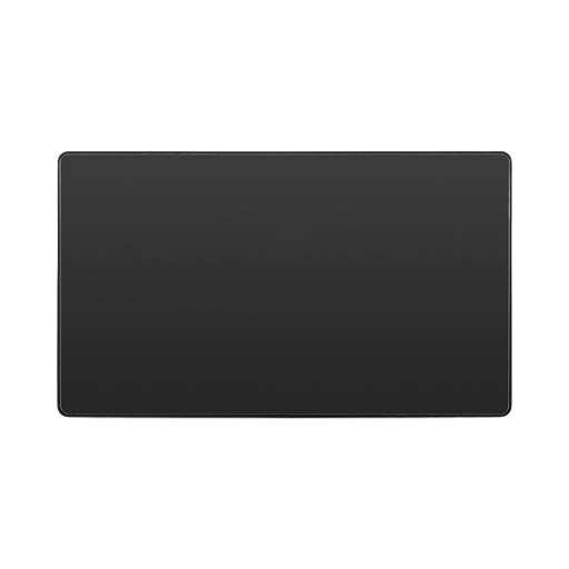 BG Evolve Black Chrome Double Blank Plate PCDBC95B
