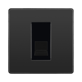 BG Evolve Black Chrome Master Telephone Socket PCDBCBTM1B