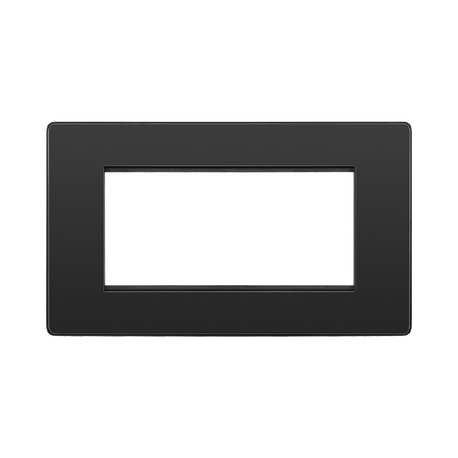 BG Evolve Black Chrome 4G Euro Module Plate PCDBCEMR4B