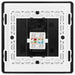 BG Evolve Polycarbonate Black Chrome Single Cat6 Data Outlet Socket PCDBCRJ4516B Available From RS Electrical back side