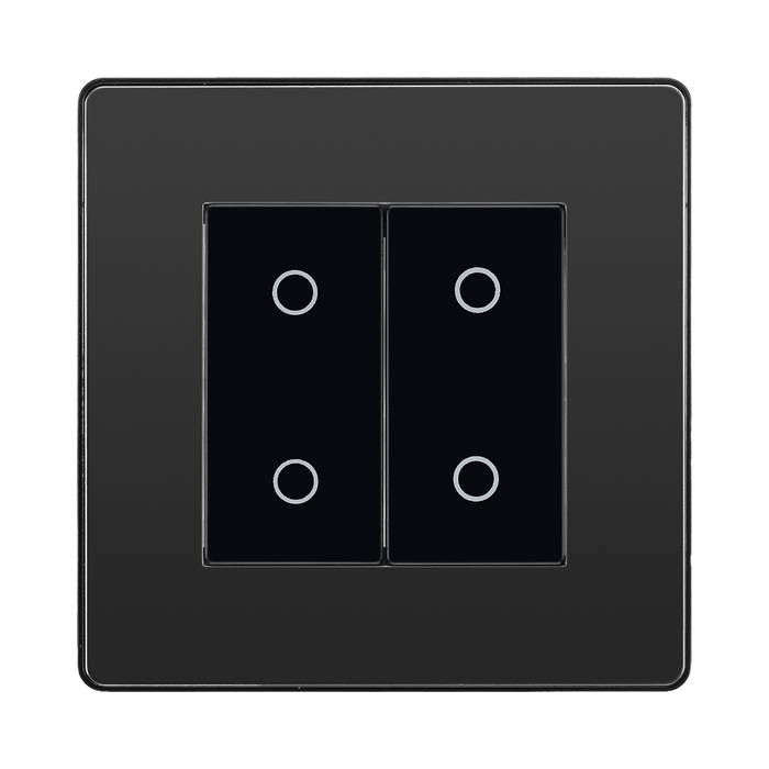 BG Evolve Black Chrome 2G Master Touch Dimmer Switch PCDBCTDM2B