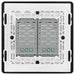 BG Evolve Polycarbonate Black Chrome Double Master Touch Dimmer Switch PCDBCTDM2B Available From RS Electrical back side