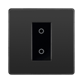BG Evolve Black Chrome 1G Secondary Touch Dimmer Switch PCDBCTDS1B