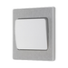 Additional view 13 of BG Evolve Brushed Steel 1G 2W Wide Rocker Light Switch