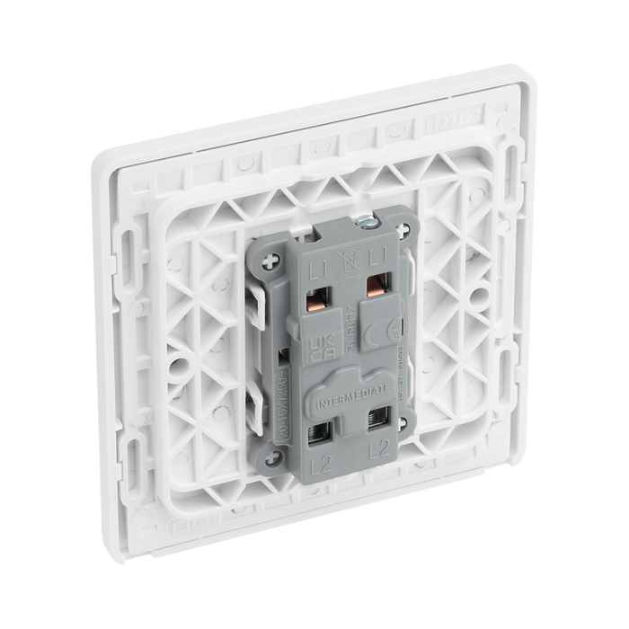 Additional view 5 of BG Evolve Brushed Steel Intermediate Light Switch