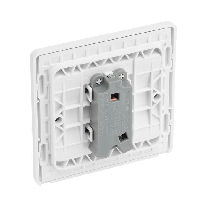 Additional view 5 of BG Evolve Brushed Steel 10A Retractive Press Switch