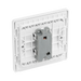 Additional view 5 of BG Evolve Brushed Steel 10A Retractive Press Switch