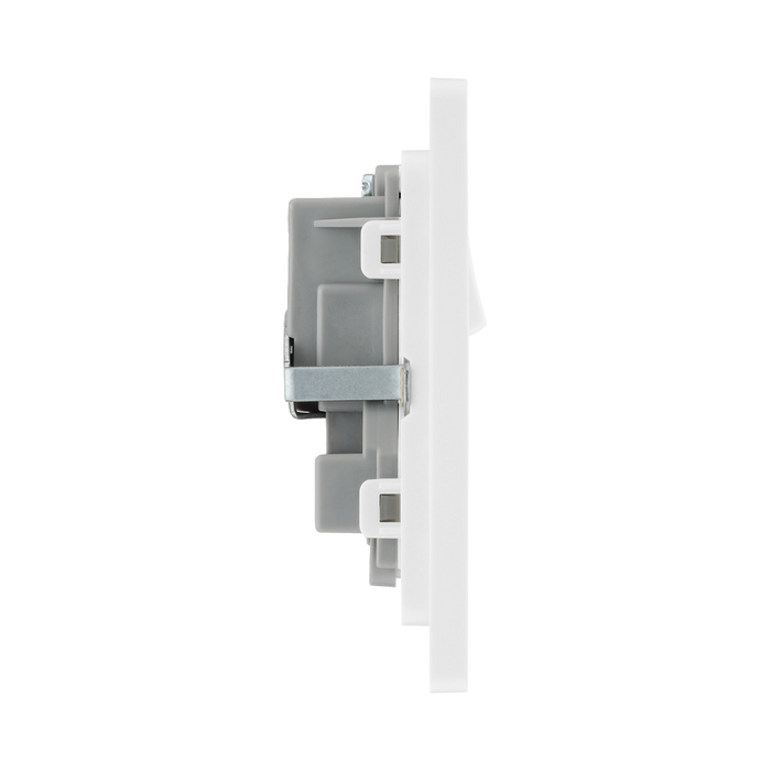 Additional view 7 of BG Evolve Brushed Steel Double Socket