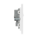 Additional view 7 of BG Evolve Brushed Steel Double Socket