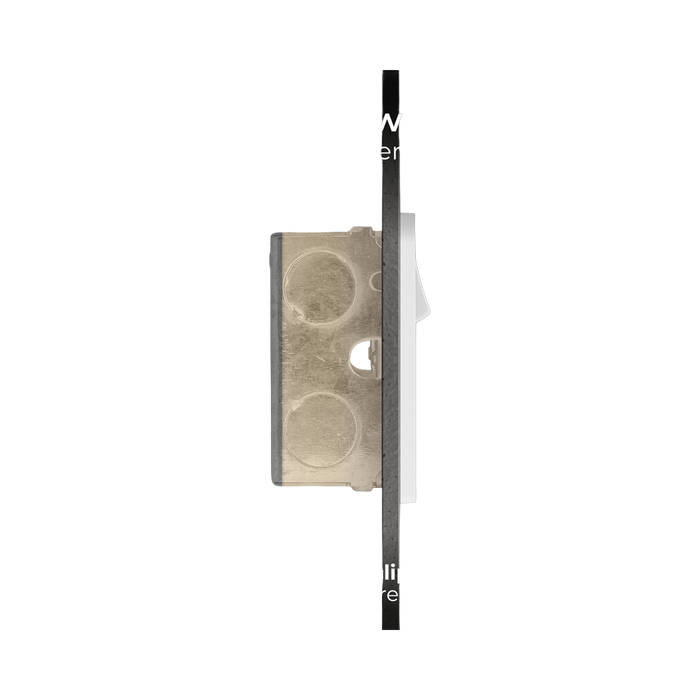 Additional view 9 of BG Evolve Brushed Steel Double Socket