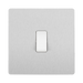 BG Evolve Brushed Steel 20A Double Pole Switch PCDBS30W