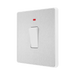 Additional view 10 of BG Evolve Brushed Steel 20A Double Pole Switch with LED