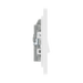 Additional view 7 of BG Evolve Brushed Steel 20A Double Pole Switch with LED