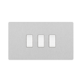 BG Evolve Brushed Steel 3G Intermediate Combination Switch