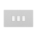 BG Evolve Brushed Steel 3G Intermediate Combination Switch