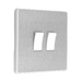 Additional view 14 of BG Evolve Brushed Steel 2G 2W Light Switch