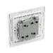 Additional view 5 of BG Evolve Brushed Steel 2G 2W Light Switch