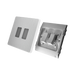 Additional view 8 of BG Evolve Brushed Steel 2G 2W Light Switch