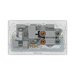 Additional view 6 of BG Evolve Brushed Steel 45A Cooker Switch with double pole switch and LED
