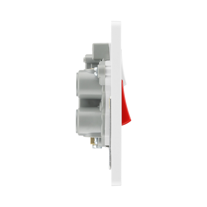Additional view 7 of BG Evolve Brushed Steel 45A Cooker Switch with double pole switch and LED
