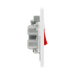 Additional view 7 of BG Evolve Brushed Steel 45A Cooker Switch with double pole switch and LED