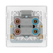 Additional view 6 of BG Evolve Brushed Steel 45A double pole switch with LED