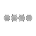 BG Evolve Brushed Steel 4G Dimmer Switch PCDBS84W