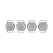 BG Evolve Brushed Steel 4G Dimmer Switch PCDBS84W