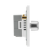 BG Evolve Brushed Steel 4G Dimmer Switch PCDBS84W – side view