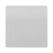 BG Evolve Brushed Steel Single Blank Plate PCDBS94W