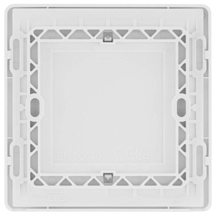 BG Evolve Brushed Steel Single Blank Plate PCDBS94W - view 4