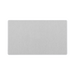 Angled view of BG Evolve Brushed Steel Double Blank Plate