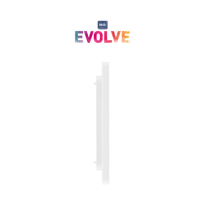 Additional view 10 of BG Evolve Brushed Steel 4G Euro Module Plate