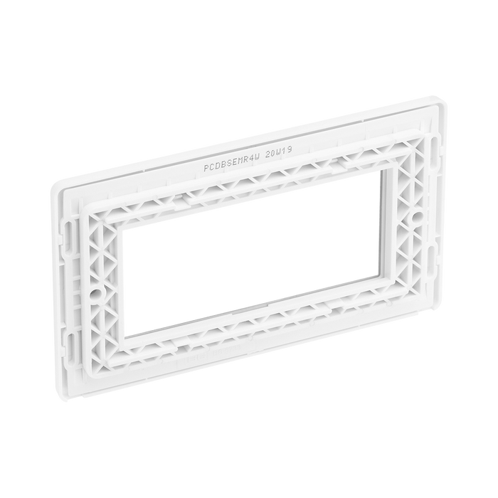 Additional view 5 of BG Evolve Brushed Steel 4G Euro Module Plate
