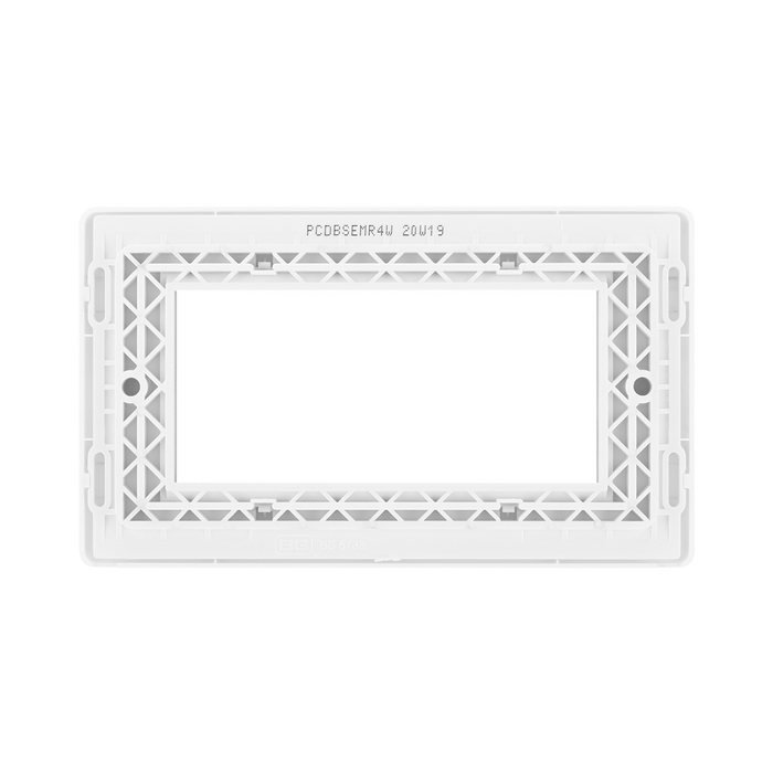 Additional view 6 of BG Evolve Brushed Steel 4G Euro Module Plate