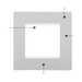 Additional view 8 of BG Evolve Brushed Steel 2G Euro Module Plate