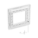 Additional view 9 of BG Evolve Brushed Steel 2G Euro Module Plate
