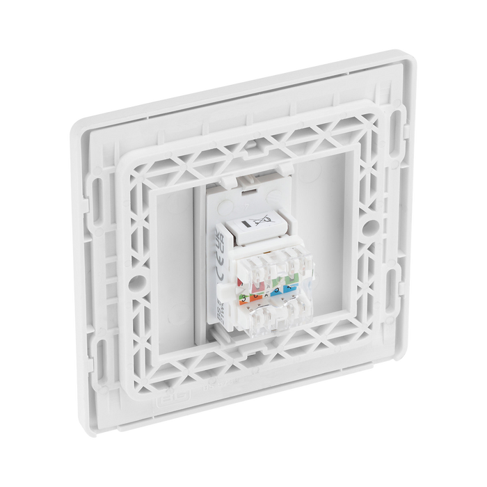 Additional view 5 of BG Evolve Brushed Steel RJ45 Cat5E Data Outlet