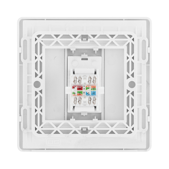 Additional view 6 of BG Evolve Brushed Steel RJ45 Cat5E Data Outlet
