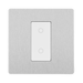 BG Evolve Brushed Steel 1G  Master Touch Dimmer Switch PCDBSTDM1W