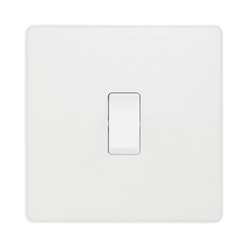 BG Evolve Pearl White 1G 2W Light Switch PCDCL12W
