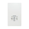 BG Evolve Pearl White Dual Voltage Shaver Socket PCDCL20W