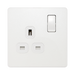 BG Evolve Pearl White 13A Single Socket PCDCL21W
