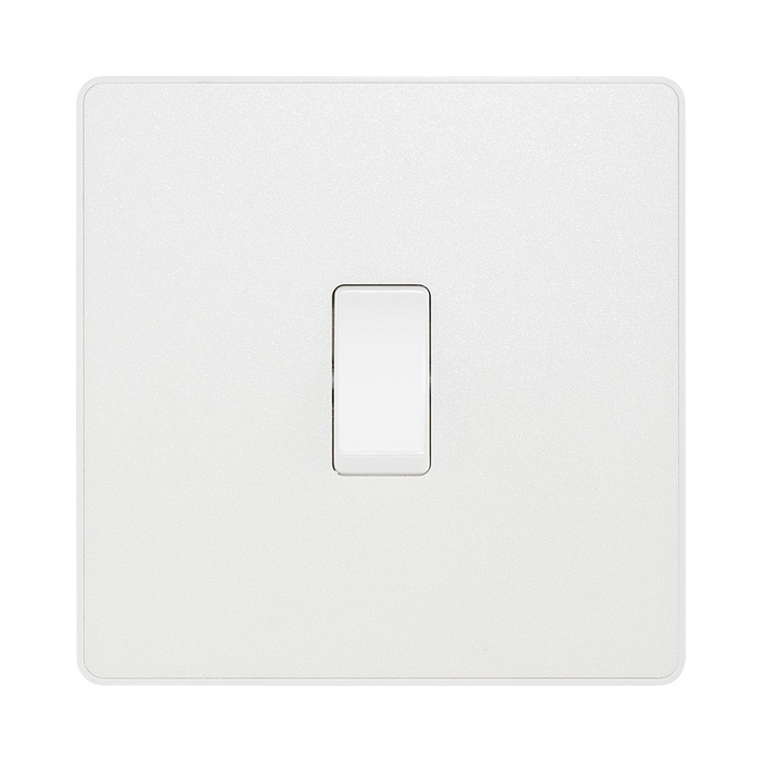 BG Evolve Pearl White 20A Double Pole Switch PCDCL30W