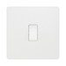 BG Evolve Pearl White 20A Double Pole Switch PCDCL30W